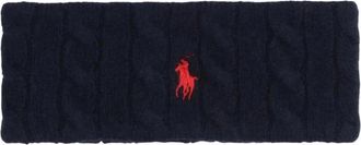 Polo Ralph Lauren Cable Knit Headband - Dames - Accessoires - Blauw - ONE Size - Wol - Accessoires