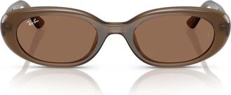 Ray-Ban Stijlvolle zonnebril Model 4441D - Dames - Zonnebrillen - Bruin - 53 MM - Accessoires