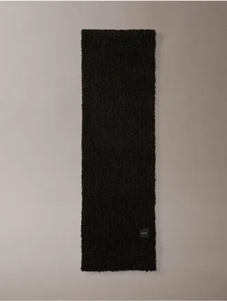 Calvin Klein Womens Boucle Scarf - Black