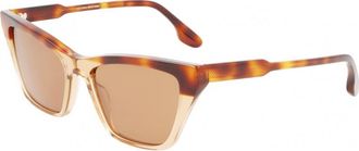 Victoria Beckham Womens VB638S 55 218 Sunglasses - Brown - One Size