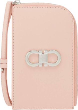 Ferragamo Gancini Leather Smartphone Holder