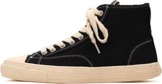 Miharayasuhiro PAST Sole Canvas High-top Sneaker Black S09FW204-BLK