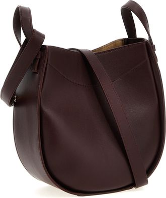 Loewe Womens Bordeaux Calfskin Crossbody Bag