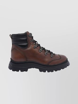 Hogan leather ankle boots