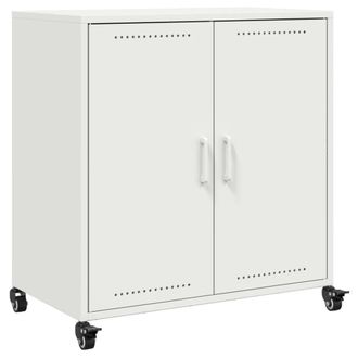 Berkfield Home Sideboard White 68.5x39x72 cm Steel