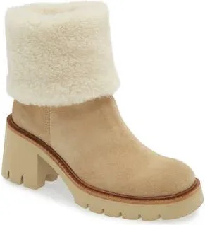 Pedro Garcia Zarela Wool Cuff Bootie in Rope Castoro-Shrlng at Nordstrom Rack, Size 7.5Us / 37.5Eu