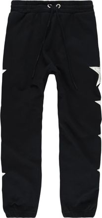 Palm Angels star-patch cotton track pants - men - Cotton - S - Black