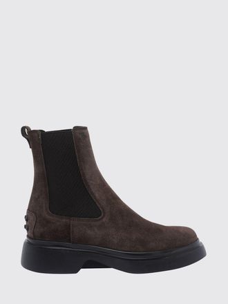 Tod's Stivaletti Chelsea in pelle di vitello scamosciata con suola in gomma