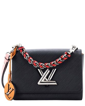 Louis Vuitton Black Epi Leather Braided Handle Twist Mm