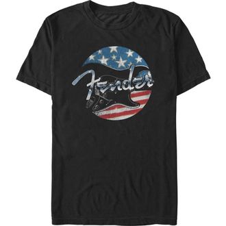 Fender Mens Fender Distressed Black and White Flag Graphic T-Shirt in Black - Circle Flag at Nordstrom, Size Xxx-Large