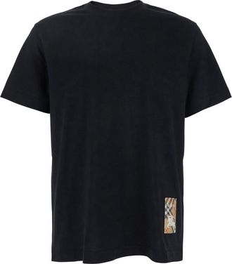 Burberry Black Crew Neck T-Shirt
