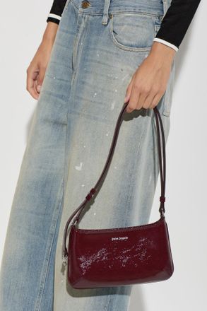 Palm Angels Leather Bag Giorgina, Womens, Burgundy