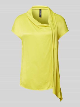 Marc Cain Blusenshirt mit Kapp&auml;rmeln in Senf, Gr&ouml;&szlig;e 34