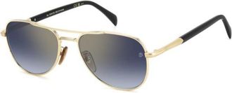 David Beckham DB 1175/S RHL/1V Mens Sunglasses Gold Size 56