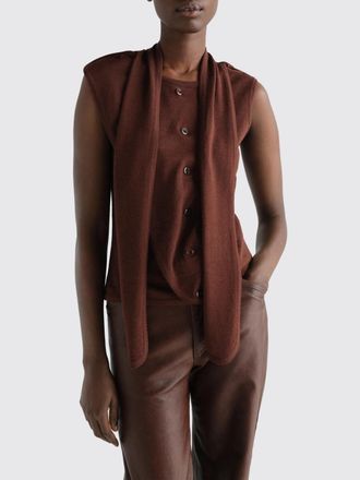 Christophe Lemaire Cardigan smanicato in misto lana con design asimmetrico