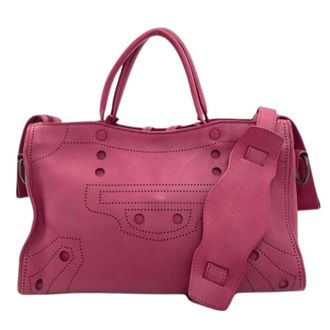 Balenciaga Pre-owned Handbags, female, Pink, Size: ONE SIZE Pre-owned Vintage Handbag