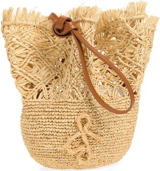 Ruslan Baginskiy The Openwork Raffia Hat Bag in Natural Straw at Nordstrom
