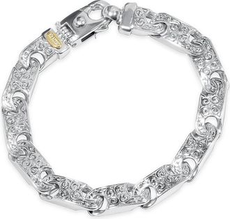 Pompeii3 Mens Designed 14k Gold (55gram) or Platinum (88gram) Link Bracelet 8.5