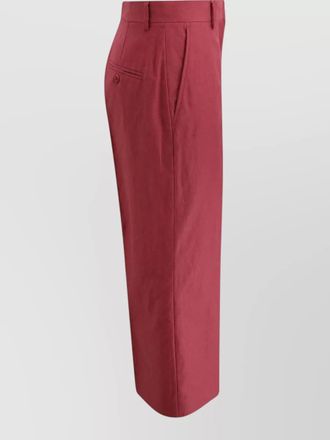 Max Mara palazzo trousers cotton twill wide leg