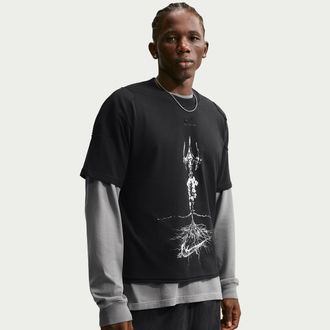 Nike Mens Nike Sportswear T-Shirt in Black | IV7344-010