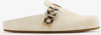 Burberry Suede Urchin Clogs