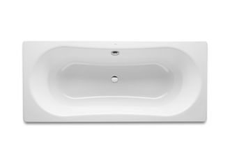 Roca Ba&ntilde;era Duo Plus 180x80 Fondo Antideslizante Blanco