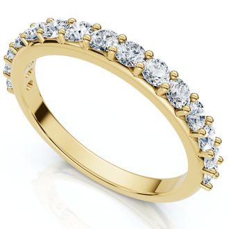 Pompeii3 1/2Ct Diamond Anniversary Wedding Ring 14k Gold Lab Grown EF/VS