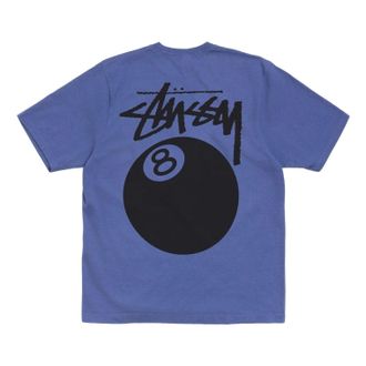 St&uuml;ssy 8 Ball T-Shirt Pigment Dyed Indigo 1905022-INDO
