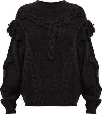 Isabel Marant Truien & Vesten, Dames, Zwart, XS, Wol, Katria Sweater