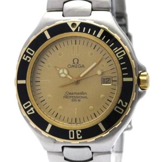 Omega Pre-owned Seamaster 396.1042 Polshorloge - Heren - Pre-owned - Geel - Maat: ONE Size
