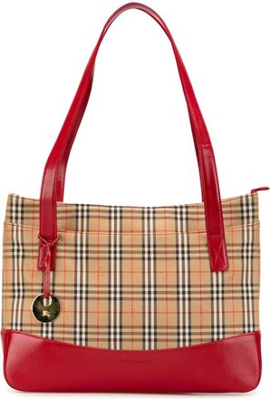 Burberry Borsa tote Haymarket Check in tela 2000-2024 - Marrone