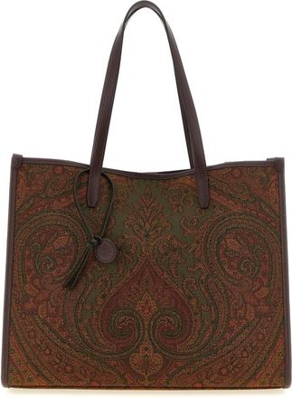 Etro Love Trotter Grote Shopper - Dames - Shoppers - Veelkleurig - ONE Size - Leer - Tassen