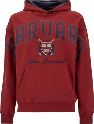 La Martina Harvard Hoodie - Sweatshirts & Hoodies - Hombre - Rojo - L
