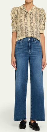 Frame Denim Le Slim Palazzo Jeans In Reign