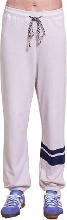 Sundry Double Stripe Sweatpant In Oyster