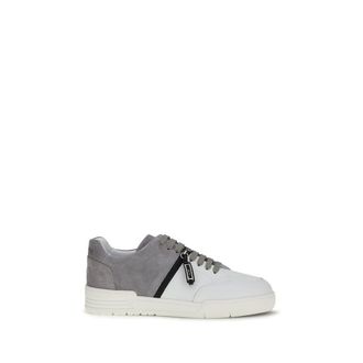 Moschino Multicolor Calf Leather Bos Taurus Low Top Mens Sneakers