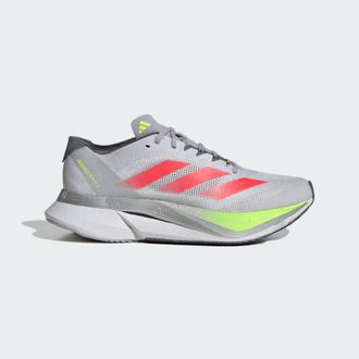 adidas adidas Performance Unisex Adizero Boston 12 Shoes - Light Grey - Size UK 5