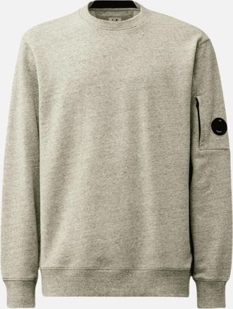 C.P. Company Mens CP Company Raised Fleece Sweatshirt - Grey - Size: 38