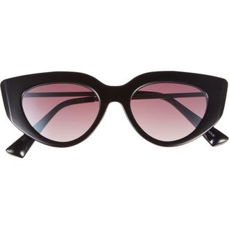 Vince Camuto 47mm Gradient Cat Eye Sunglasses in Black at Nordstrom Rack