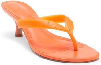 Farm Rio Rob Thong Slide Sandal in Flame Orange at Nordstrom, Size 10