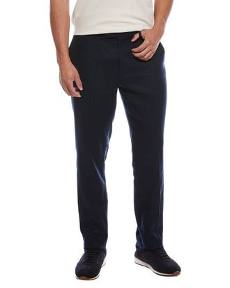Reiss Grey Linen Formal Trouser