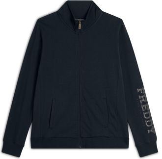 Freddy Felpa zip con collo alto e logo con perline dorate