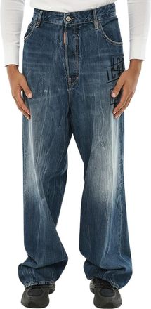 Dsquared2 Navy Blue Mid Rise Jeans