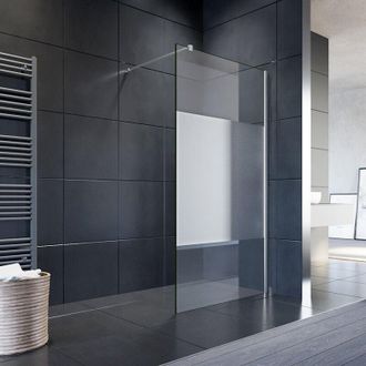 Sonni 1100X2000MM walk in shower cabina doccia parziale satinata 8MM vetro di sicurezza temperato nano glass - Sonni