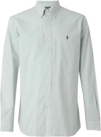 Polo Ralph Lauren Heren, Overhemden, Groen, Maat: L Katoen