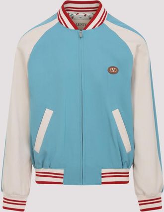 Valentino Garavani Light Blue Viscose Jacket
