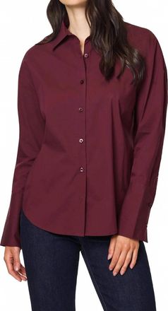 Habitual Tie Back Poplin Shirt In Port Royale