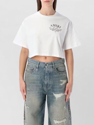 Amiri art district cropped t-shirt short sleeves