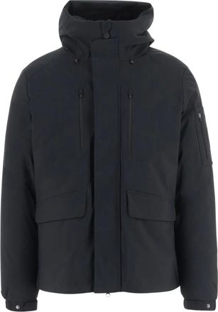Save The Duck Giacca Tecnica in Nylon con Cappuccio e Tasche Multiple - - Jackets - Uomo - Nero - XL
