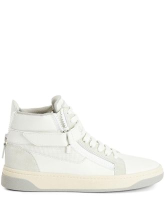 Giuseppe Zanotti GZ94 leren high-top sneakers - Wit
